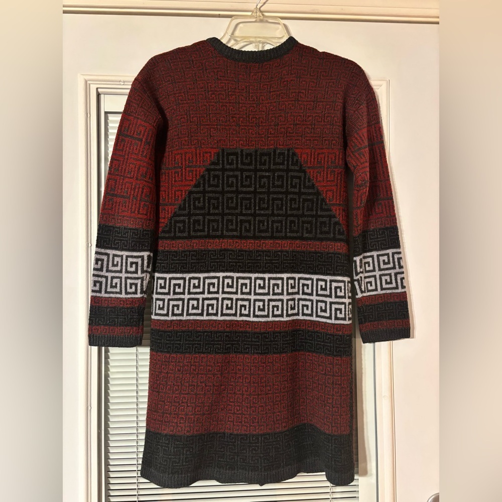 Melissa Paige Black and Red Knit Sweater - Picture 6 of 9